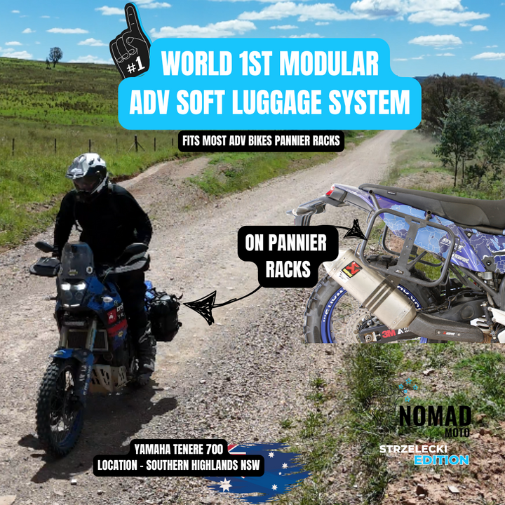 NOMAD MOTO Adjustable Stockman Rackless Base System - NOMAD MOTO