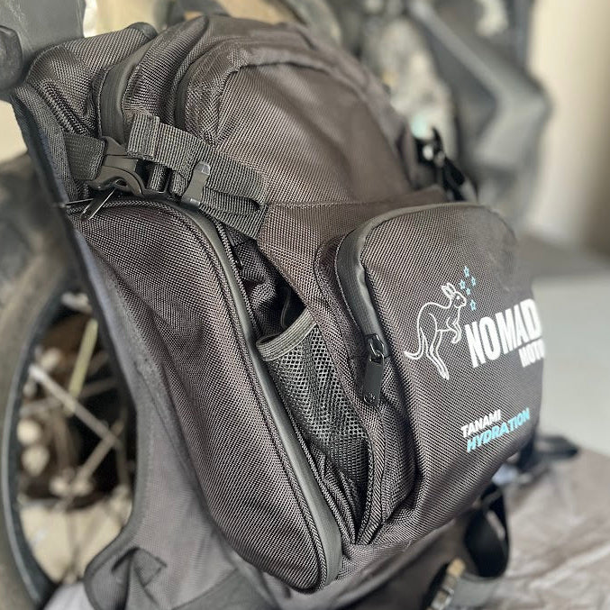 NOMAD MOTO DROVER TANK BAG and TANAMI BACKPACK COMBO - NOMAD MOTO