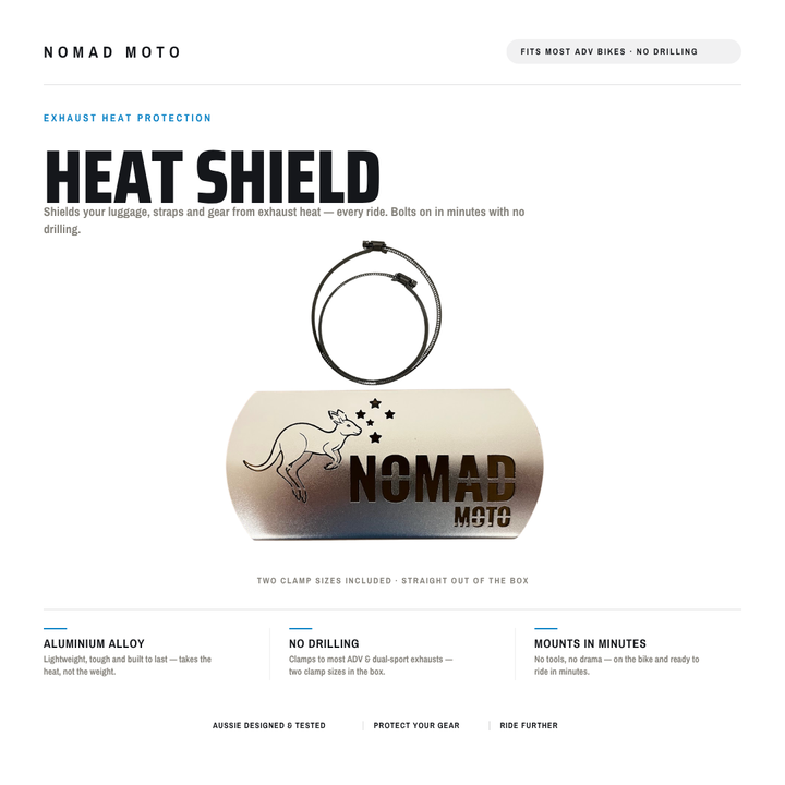 Exhaust Heat Shield - NOMAD MOTO