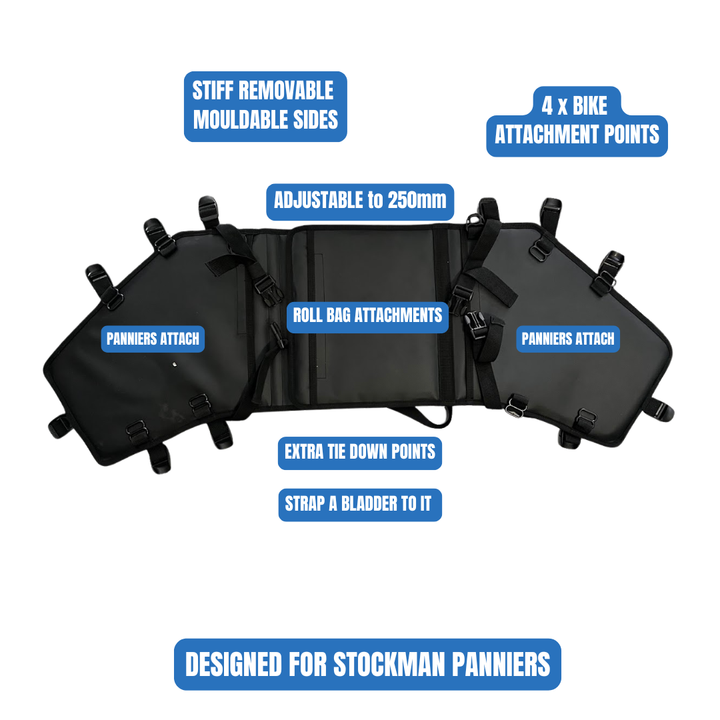 Nomad Moto Rackless motorcycle luggage rack