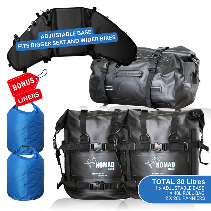 NOMAD MOTO Rackless 80L - Adjustable Base