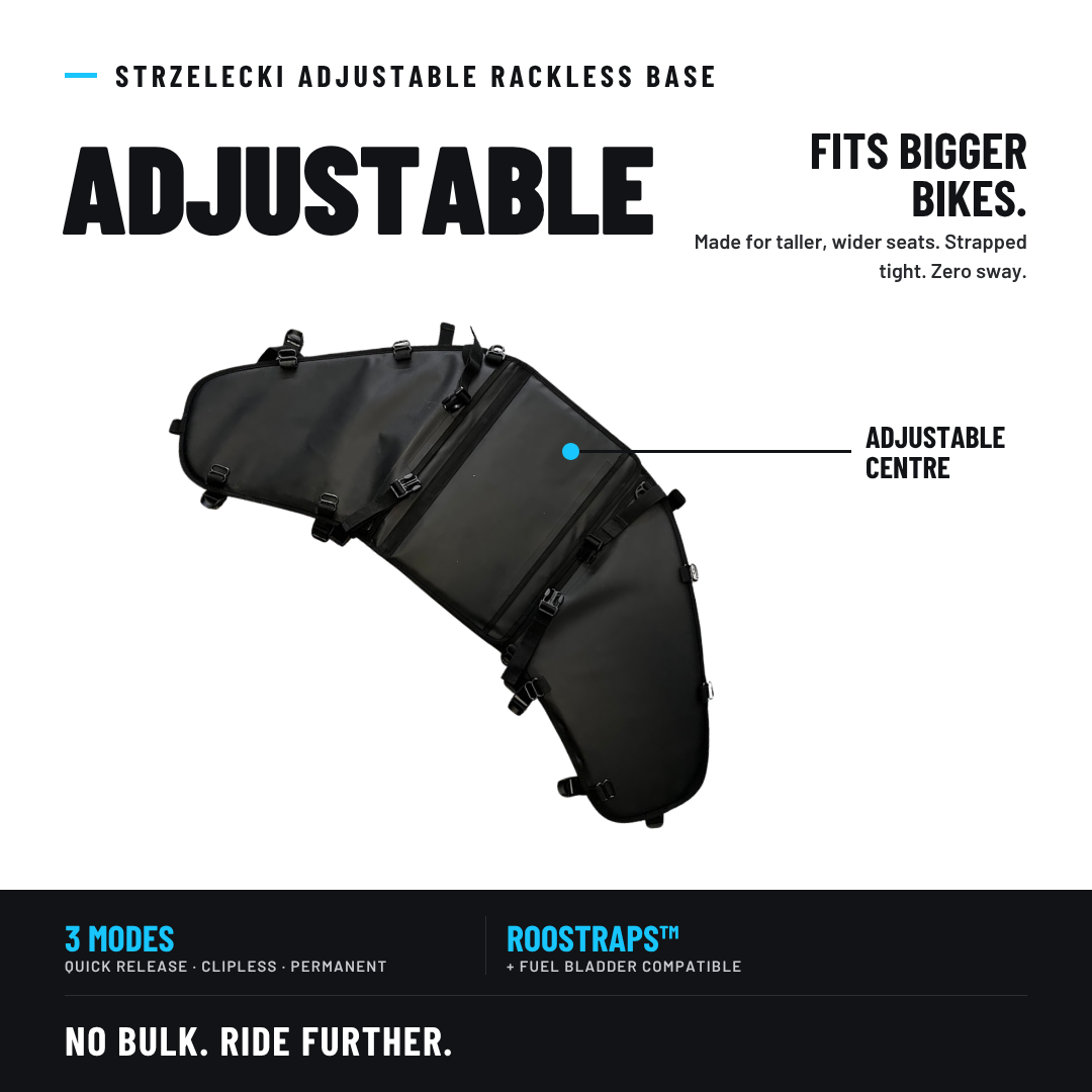 Strzelecki Adjustable Rackless Base - NOMAD MOTO