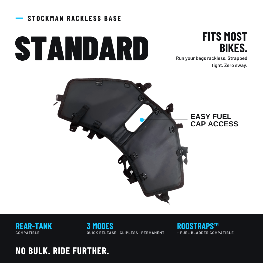 Stockman Rackless Base - NOMAD MOTO