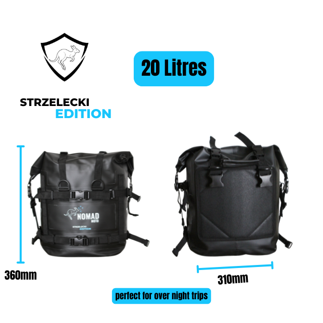 Nomad Moto 20L Waterproof Soft Panniers – Adventure Luggage