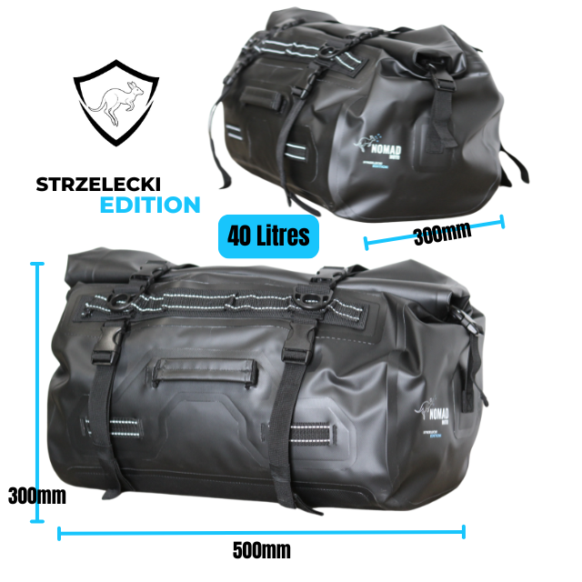 Nomad Moto 20L Panniers 40L Roll Bag Combo