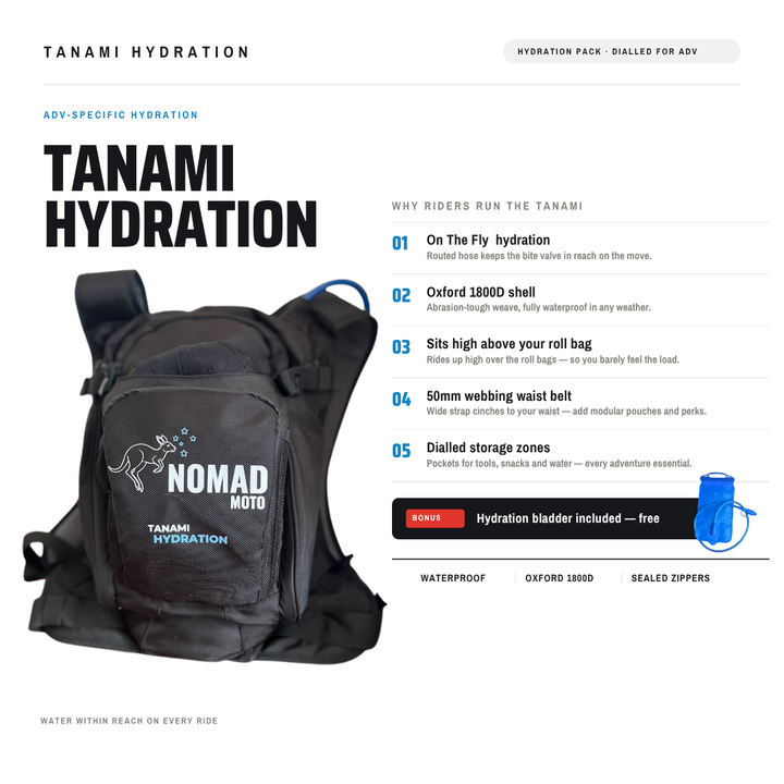 Tanami Hydration Pack - NOMAD MOTO