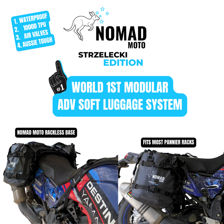  Nomad Moto Rackless Base – Lightweight ADV Luggage