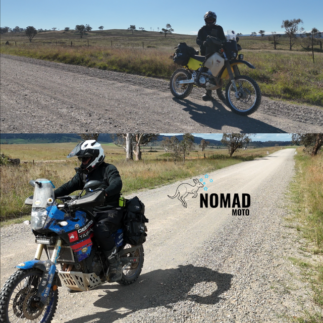 Nomad Moto 20L Panniers 40L Roll Bag Combo